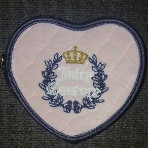 Juicy Couture Pink Heart Coin Pouch